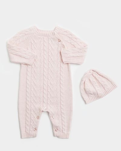 Two-Piece Cable Romper (0-12 months)